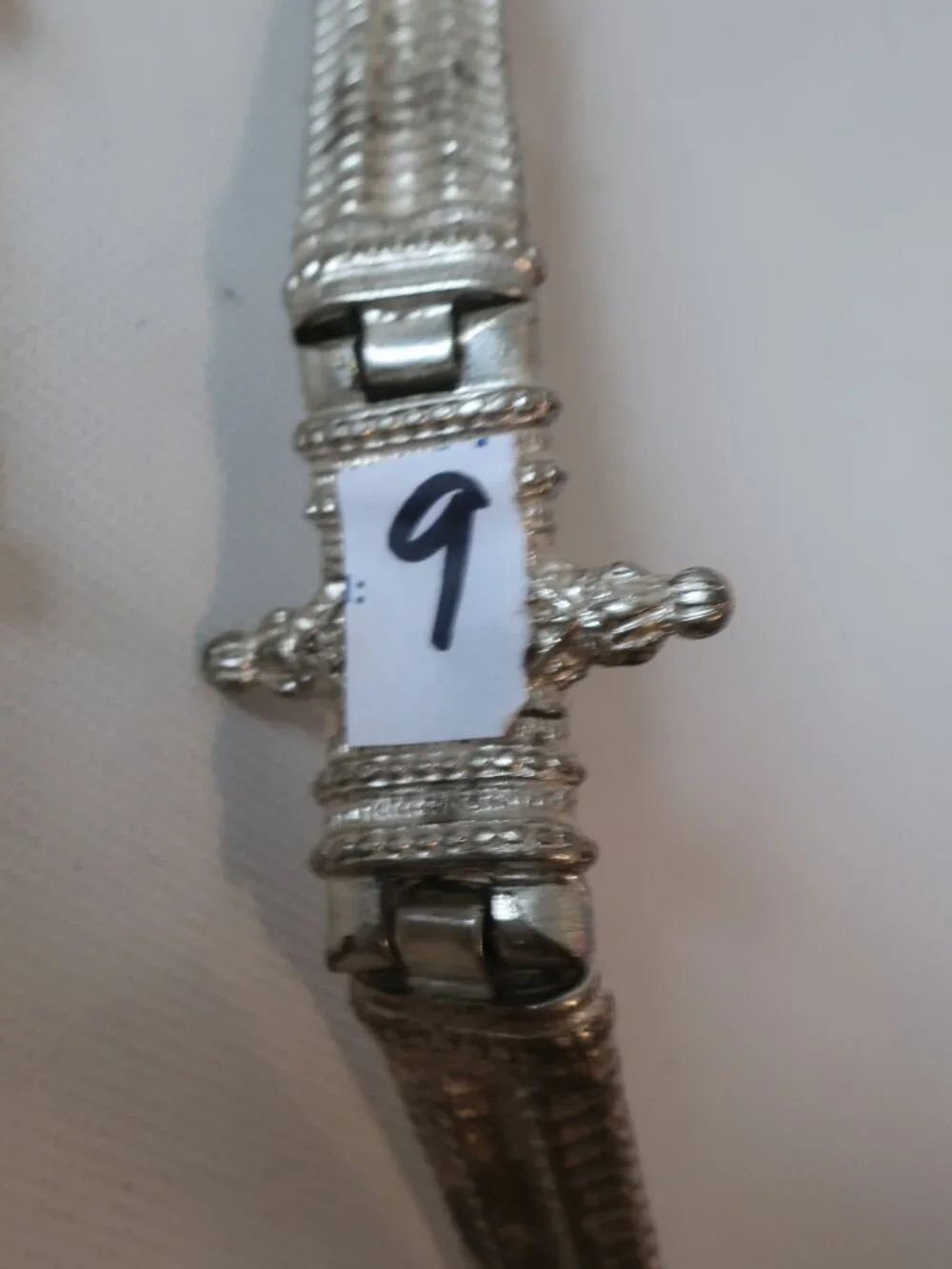 Womens Unbranded Silver (Item- 9) Metal Woven Chain Waist Belt M